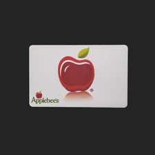 Applebee's Glossy Look Apple NEW 20 COLLECTIBLE GIFT CARD $0 #3086