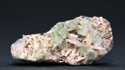 270MM Apophyllit Specimen Stilbit Kristall Cluster Zeolith Heilung Quarz Deko