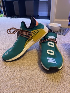 Used Adidas Human Race Nmd Pharrell Sun Glow Size 11 Ebay