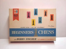 Vintage 1966 Milton Bradley Beginners Chess by Bobby Fischer 5620 Fine Edition