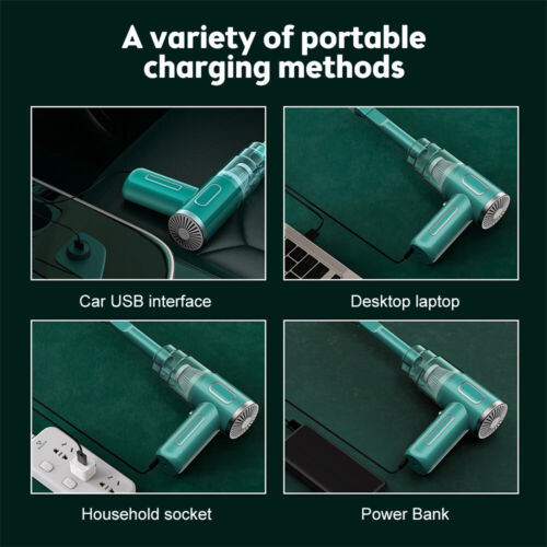 Wireless Car Vacuum Cleaner Strong Suction Dust Catcher Cordless Handheld Wet Dr - Picture 2 of 11