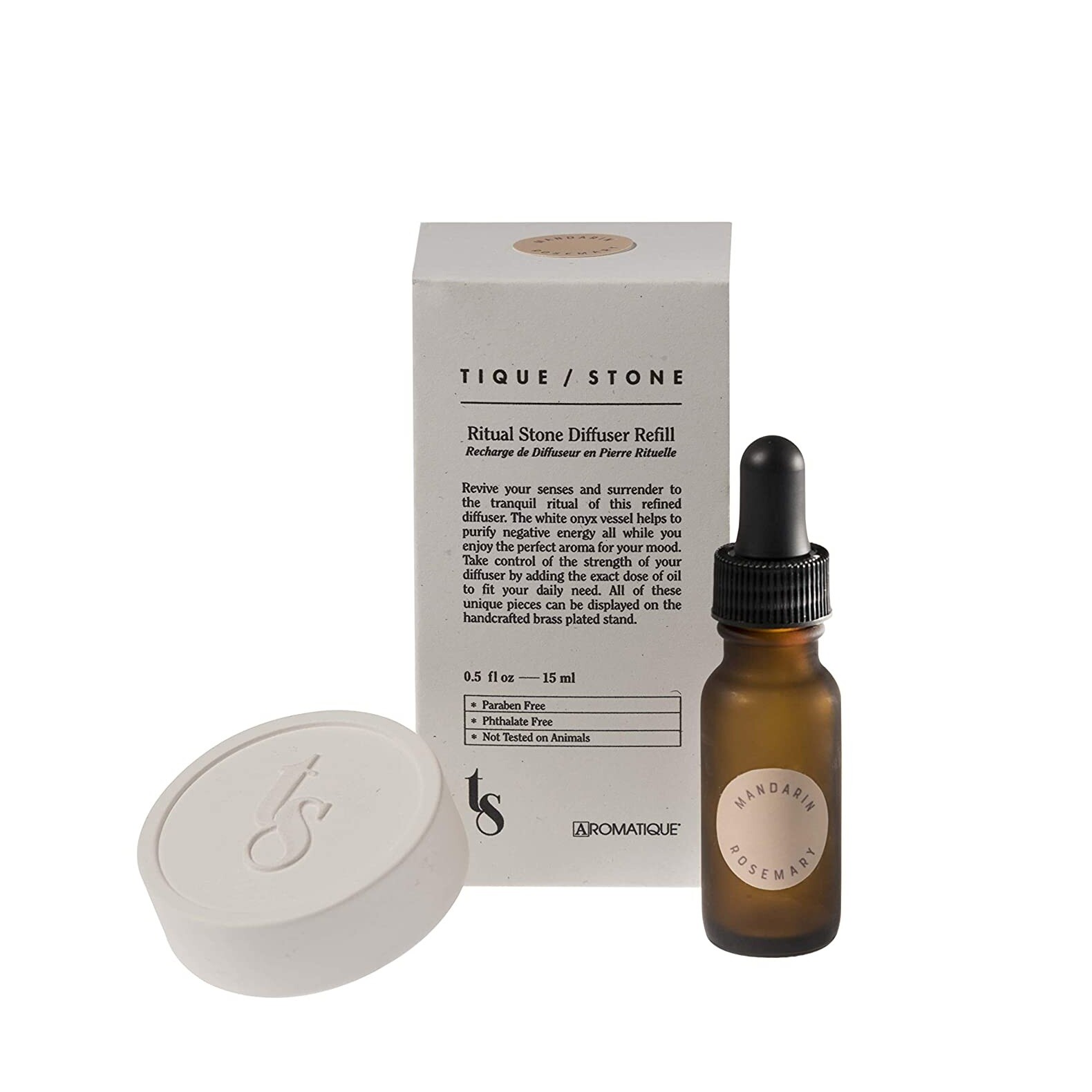 Aromatique Tique - Stone Ritual Наполнитель для диффузора Мандарин и Розмарин 05 унции 1890₽