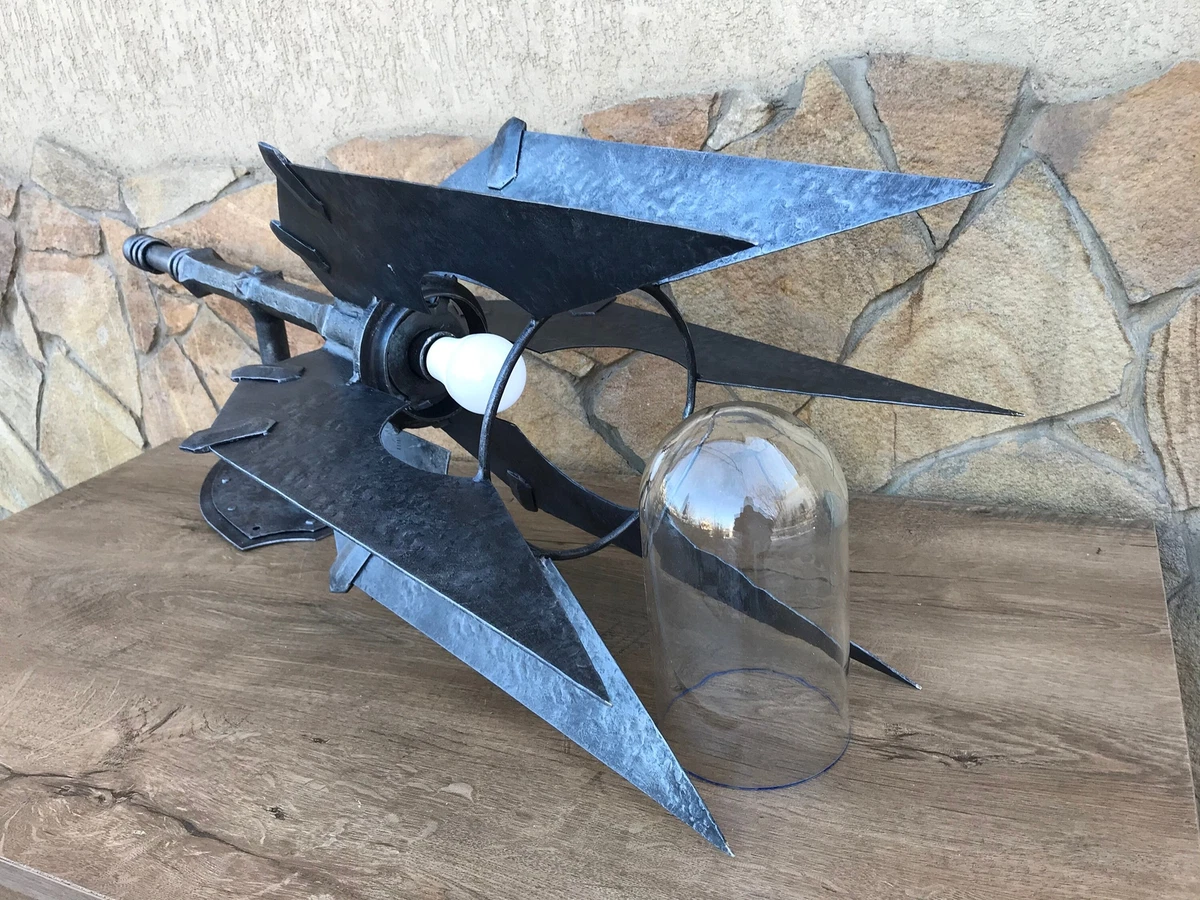 Wall Sconce Mace Light Movie Hobbit Hand Forged Mace Hand Forged | eBay