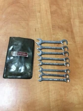 Vintage Craftsman USA 8pc Open End SAE Ignition Wrench Set 9-4306