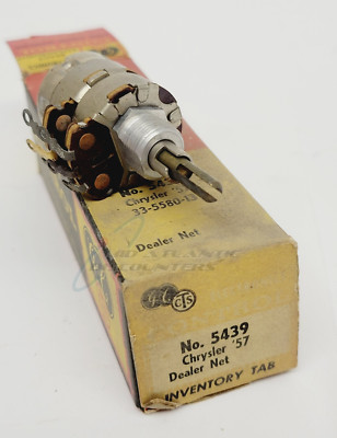 NOS Vintage GC Electronics Auto Radio Control 5439 for 1957 Chrysler