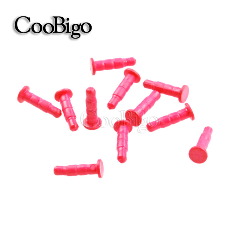50pcs Earphone Jack Ear Cap Dock Rubber Anti Dust Plug For Cell Mobile
