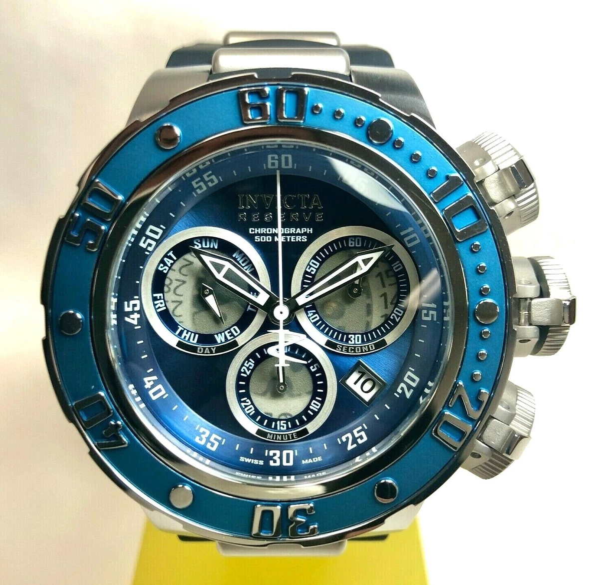 Invicta 21643 Reserve Men's 52mm Blue/Silvertone Subaqua Sea Dragon Watch