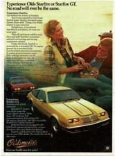 1978 Oldsmobile Starfire Gt Yellow Vintage Print Ad 1978 Oldsmobile Starfire Gt Yellow Vintage Print Ad