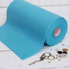 Premium Felt Roll - 12" x 10yd - Aqua - Soft Wool-Like 1.2mm Thick