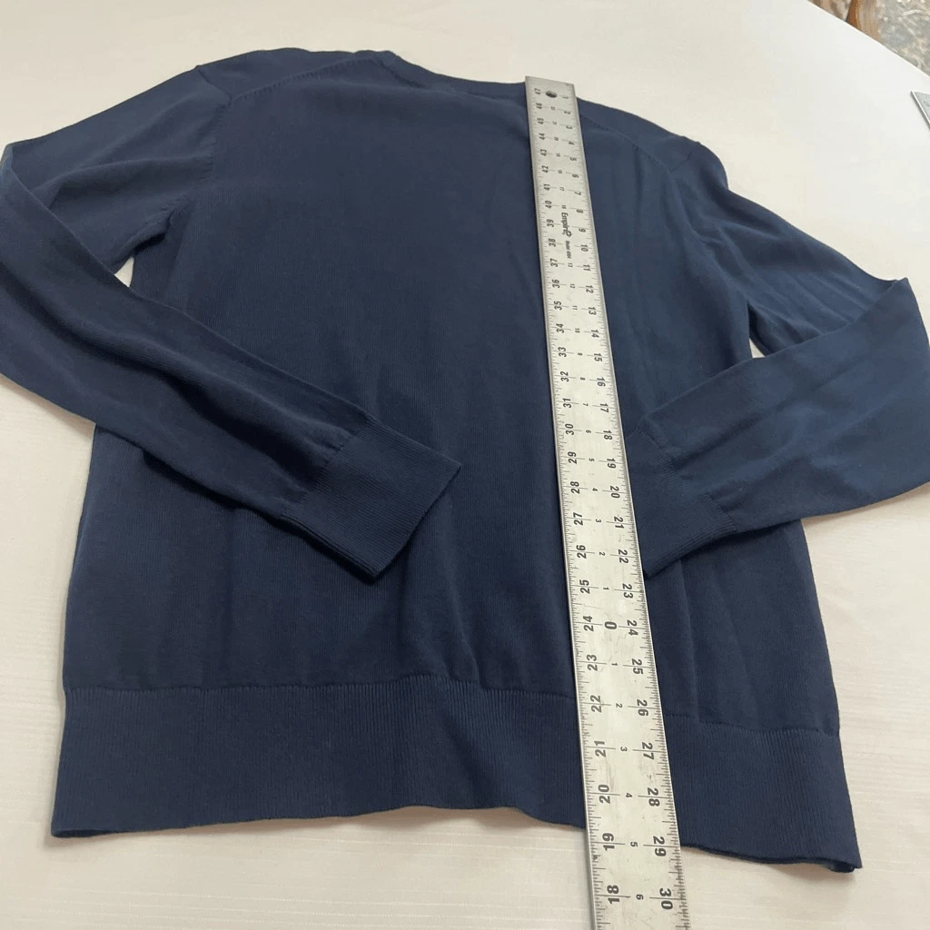 Maglione Michael Kors logo cotone monogramma blu uomo felpa grande pullover