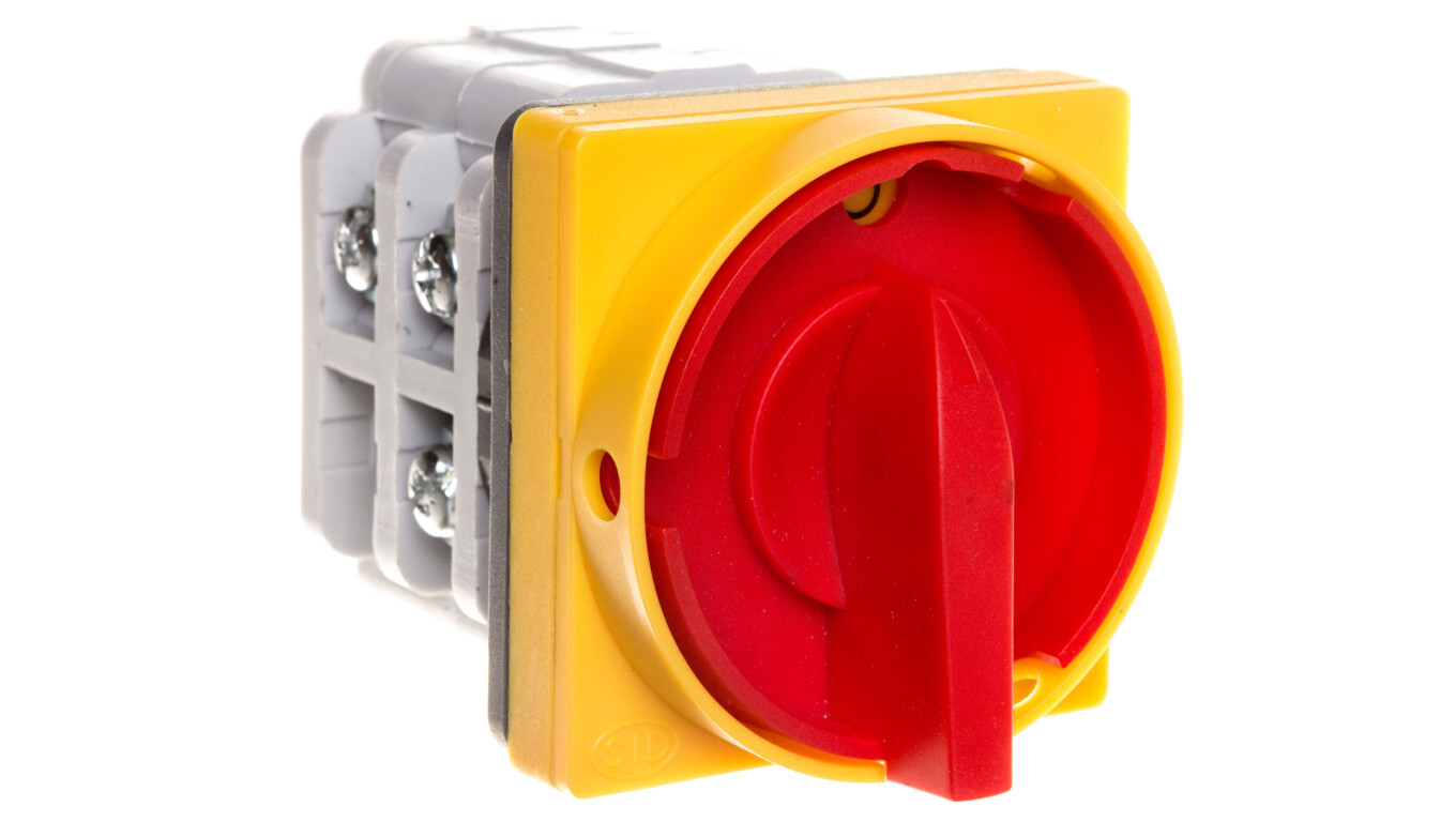 Cam switch 0-1 3P 25A with front plate Arc 25-15 IP-65 922558 /T2UK