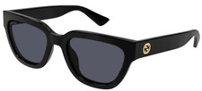 Gucci GG1578S 001 Black Sunglasses Unisex New Authentic
