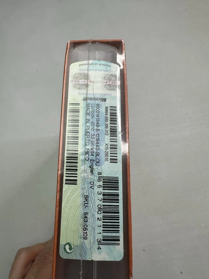 Sealed Microsoft Outlook 2010 for Windows (Old Version - NOT for Windows 10/11) - Image 3 of 4