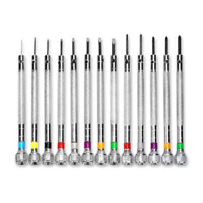 0.6-2.0mm Slotted for Cross Screwdriver Set Professional Watchmakers Watch Repai