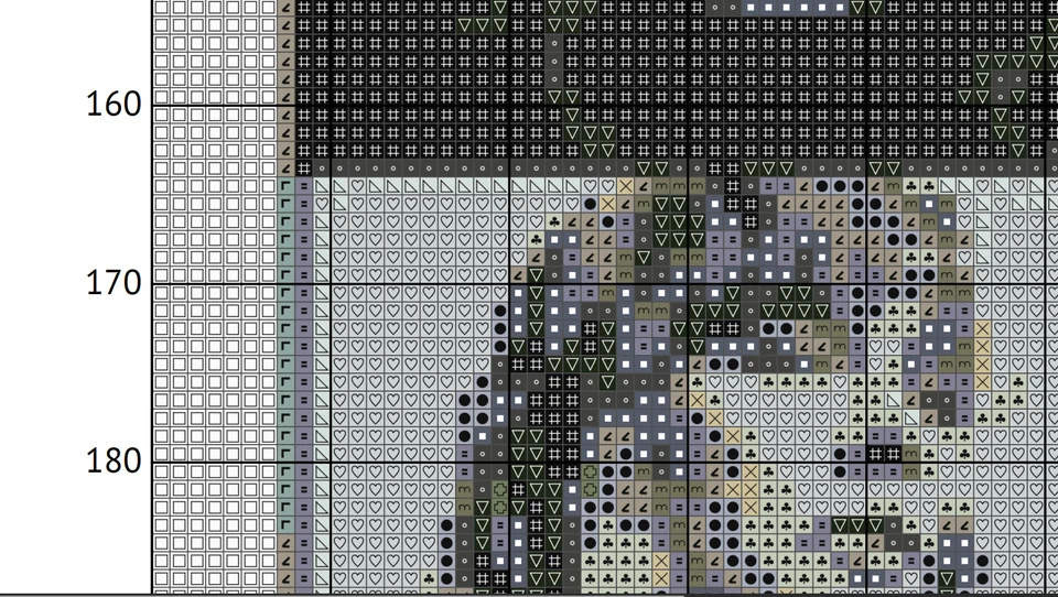 Taylor Swift Eras Tour Poster Cross Stich Chart (Chart Only Not A Kit) - Image 2 of 3