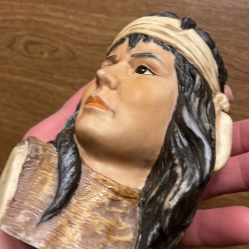Limited Edition 1985 Young Geronimo 236/2500 Büste Keramik Statue Apache Vintage A6 - Bild 10 von 12