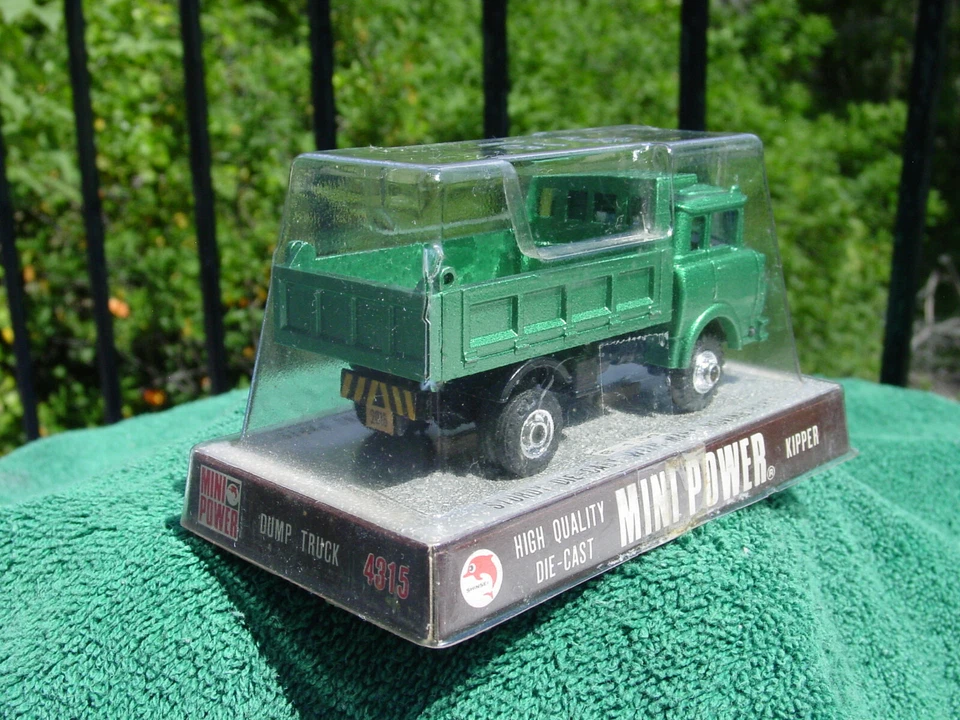 RARO CAMIÓN DE VOLTEO SHINSEI DE JAPÓN 1/60 1960 DIECAST MINI POWER GMC COE ¡NUEVO SIN USAR! Foto 4 de 4