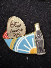 Pin’s JO 2016  Rio Football Équipe Argentine Coca-Cola
