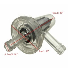 90° FUEL INLINE FILTER QUAD SCOOTER  for MX MOTORCYCLE MOTORBIKE TRIALS