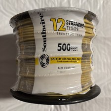 500 Feet 12 Stranded Copper THHN Wire Yellow 