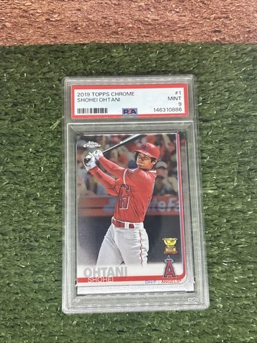 2019 Topps Chrome - Shohei Ohtani #1  Rookie Gold Cup PSA 9 Dodgers
