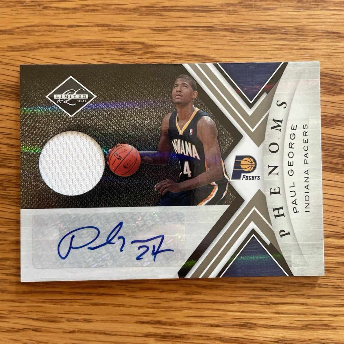 Paul George Basketball Autographed Sports Trading Cards 