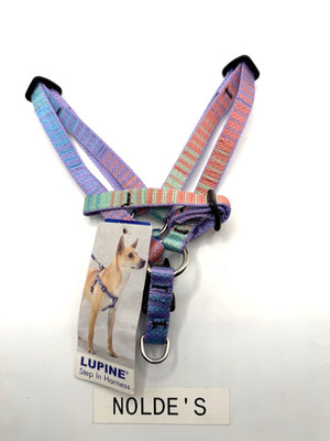Lupine XS Step in Harness 10''-13'' Cotton Candy design 1/2  wide (DS 104 B1 TF68)