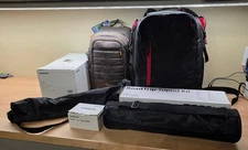 Canon 80D Tamron Lens, Hood, Tripod, Monopod.