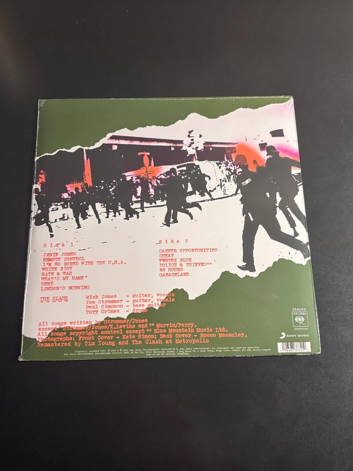 The Clash Debut PINK VINYL LP + bonus tracks punk rock dead kennedys sex pistols - Imagen 3 de 3