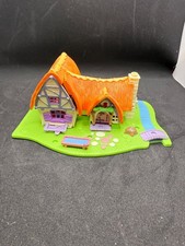Disney Princess SNOW WHITE the Seven Dwarfs Polly Pocket LIGHT-UP COTTAGE NIP