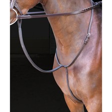 Martingale debout Shires Rossano - Entraînement équestre cheval en cuir premium