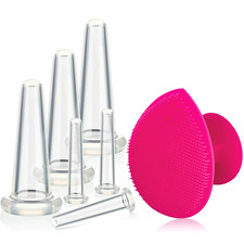 Silicone Facial Cupping Set, Vacuum Massage Cup Kit for Body, Face, Neck, Back,