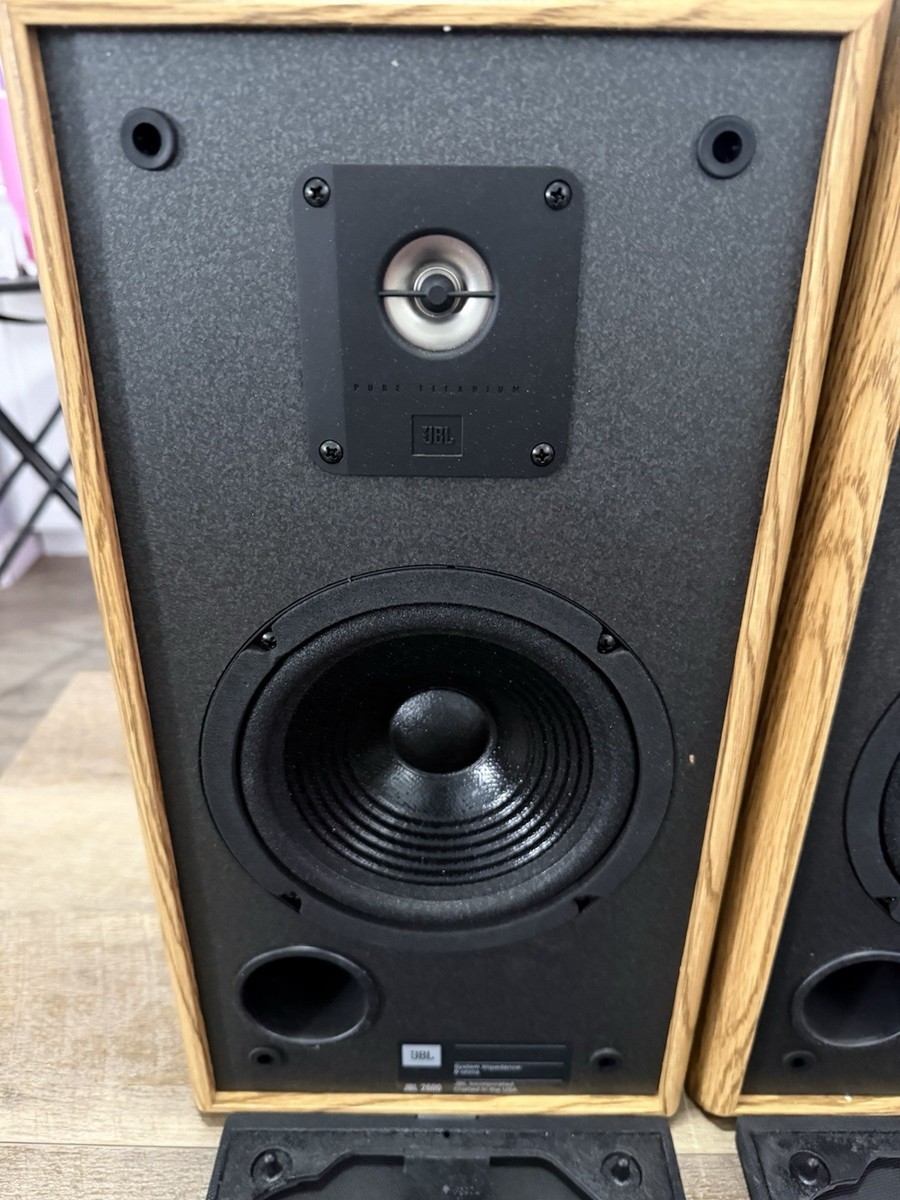 JBL 2600 ~ 2-Way ~ Woodgrain Finish ~ Speakers ~ 8 Ohms