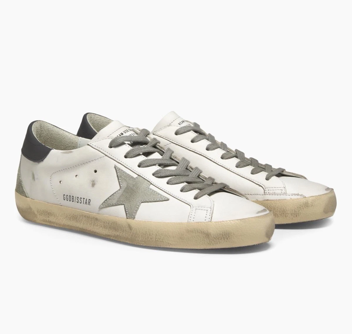GOLDEN  SUPERSTAR ホワイト/グレー Golden Goose Superstar Blue White for sale | eBay