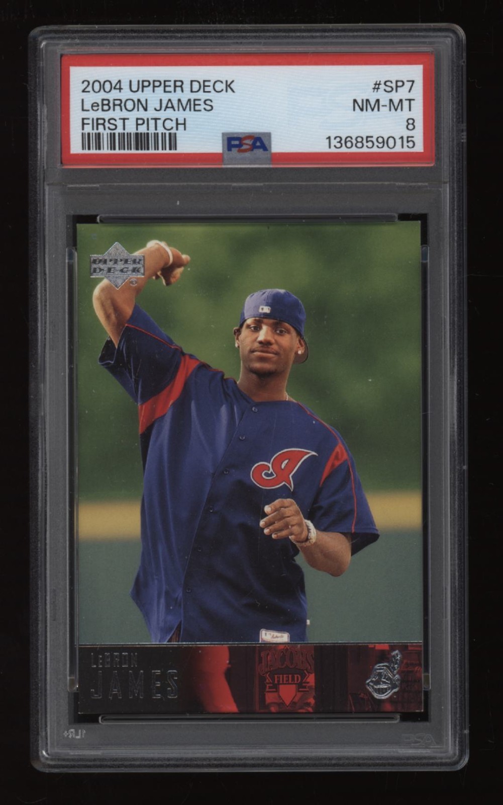 2004 LeBron James PSA 8 Upper Deck First Pitch SP #SP7 *NICE* Invest NOW