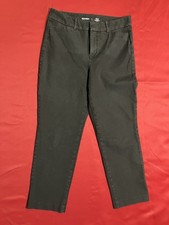 Old Navy Women's High Rise Pixie Black Pants Size 4 Regular