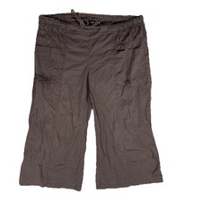 Wearables By XCVI Wide Leg Pant Capri Size Large Drawstring J2Y