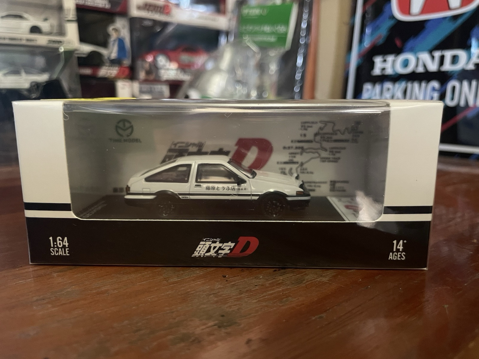 AE86 TRUENO INITIAL D ミニカー Time Micro Initial D Toyota Corolla Trueno AE86 1/64 Scale | eBay