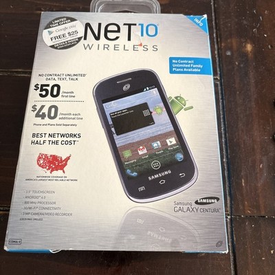 NET10  SAMSUNG GALAXY S738C NO CONTRACT SMART PHONE IN FACTORY Box