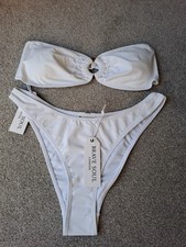Brave Soul London White Strapless Bikini