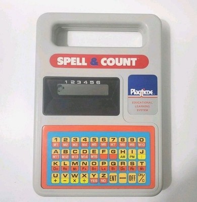 Vintage 1986 Spell And Count By Playtime Touch And Learn Math Computer Tested