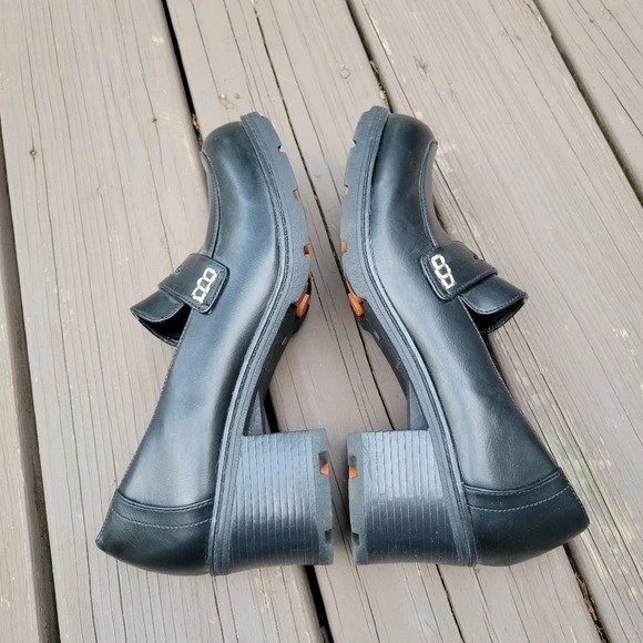 Mocasines vintage años 90 y2k imitación cuero vegano Lower East Side Punk Penny 10 Foto 2 de 4