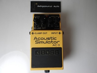 Boss AC-3 Acoustic Simulator Guitar Effects Pedal Free USA S&H