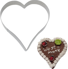 Edelstahl Backform 20x10x10cm, langlebig & antihaftbeschichtet, Silber