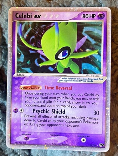 The Pokémon Company Celebi ex Promo Holo Ultra Rare 017/017 POP 2 2005 Eng