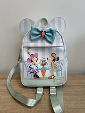 Mochila Loungefly Helado Minnie Mickey Mouse Beach Club Resort Parques Disney