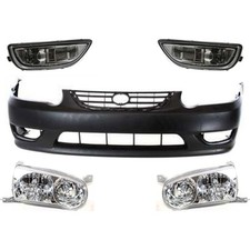 Bumper Kit For 2001-2002 Toyota Corolla Front 4-door Sedan 5pc Bumper Kit For 2001-2002 Toyota Corolla Front 4-door Sedan 5pc