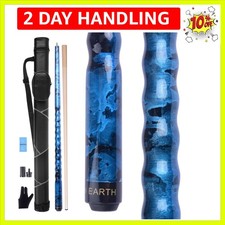 Intermediate 58" Ergonomic Pool Cue Stick Kit with Deluxe Accessories Case