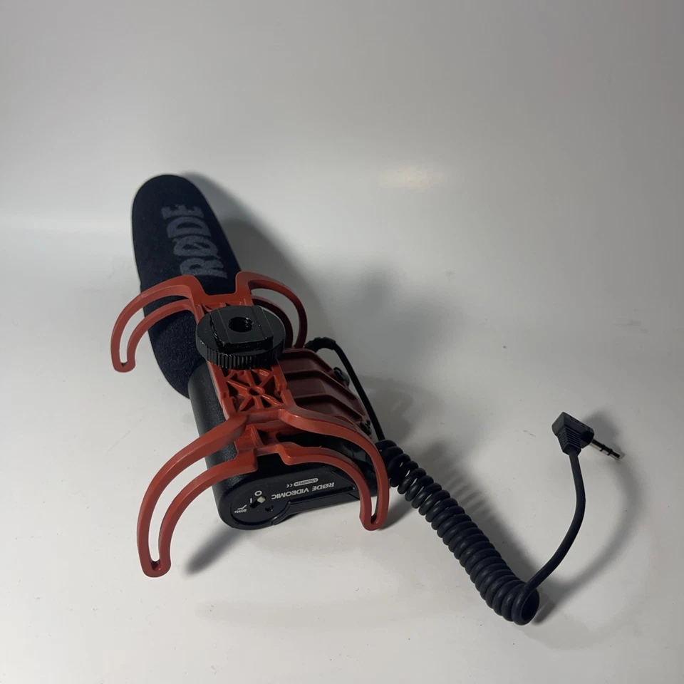 Rode Microphone VideoMic - For Recording - Podcast - Red And Black - No Box - Image 2 of 4