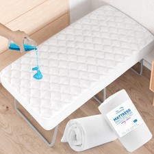 Cot Mattress Pad Waterproof 2 Pack, Quilted Cot Size Mattress Pads Cover 30" ...